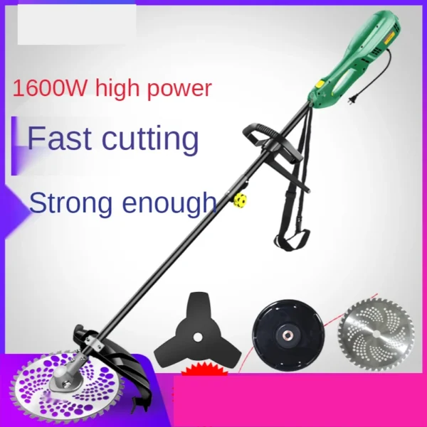 Cortacésped eléctrico multifuncional 220V 1400W - Imagen 2
