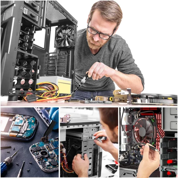 Juego de destornilladores metálicos 135 en 1 con puntas Torx magnéticas - Imagen 7
