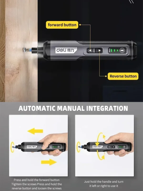 conjunto de herramientas eléctricas de 4 V, mantenimiento y reparación doméstica - Imagen 18