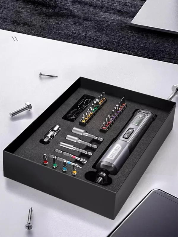 conjunto de herramientas eléctricas de 4 V, mantenimiento y reparación doméstica - Imagen 25