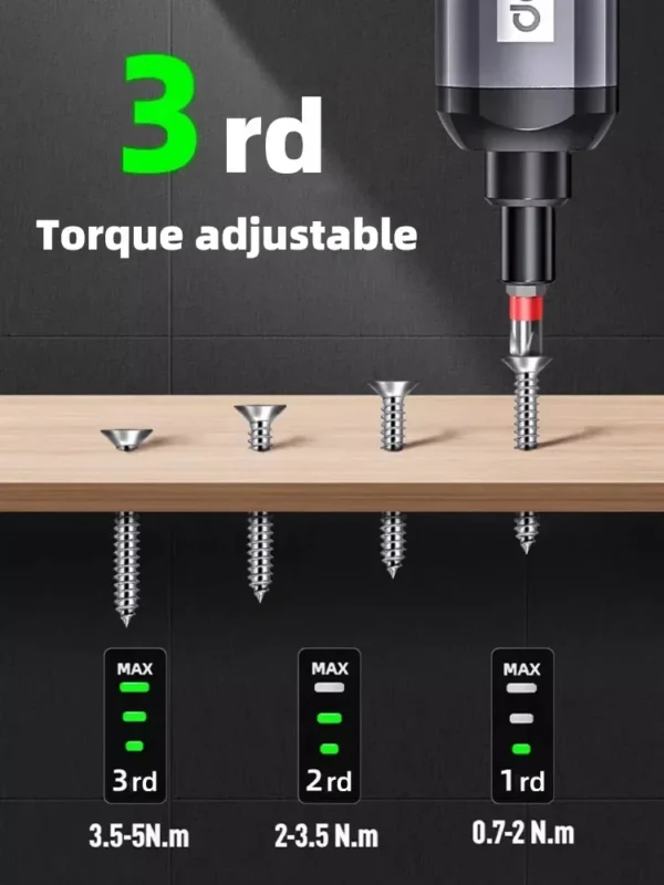conjunto de herramientas eléctricas de 4 V, mantenimiento y reparación doméstica - Imagen 19