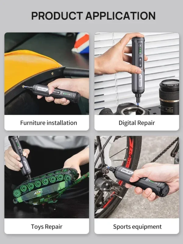 conjunto de herramientas eléctricas de 4 V, mantenimiento y reparación doméstica - Imagen 14