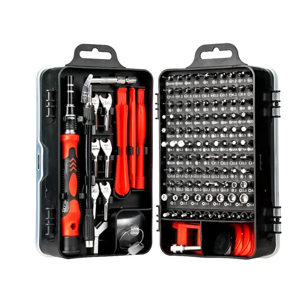 Juego de destornilladores metálicos 135 en 1 con puntas Torx magnéticas - Imagen 4
